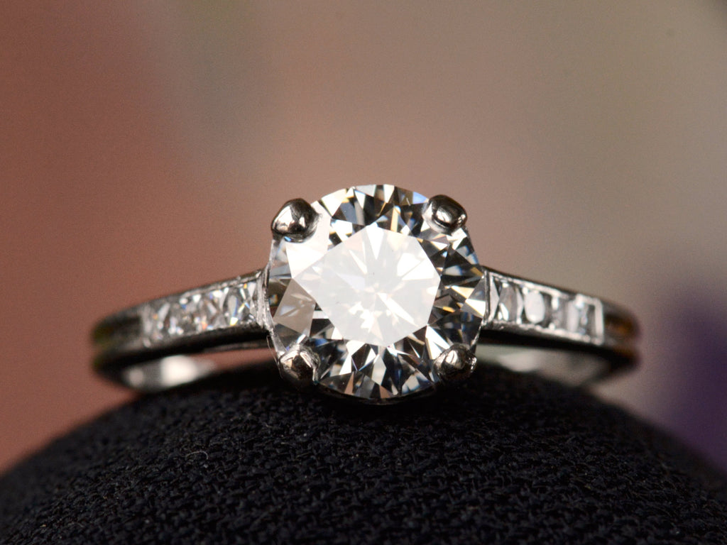 1930s Tiffany & Co. 1.31ct Ring (detail)