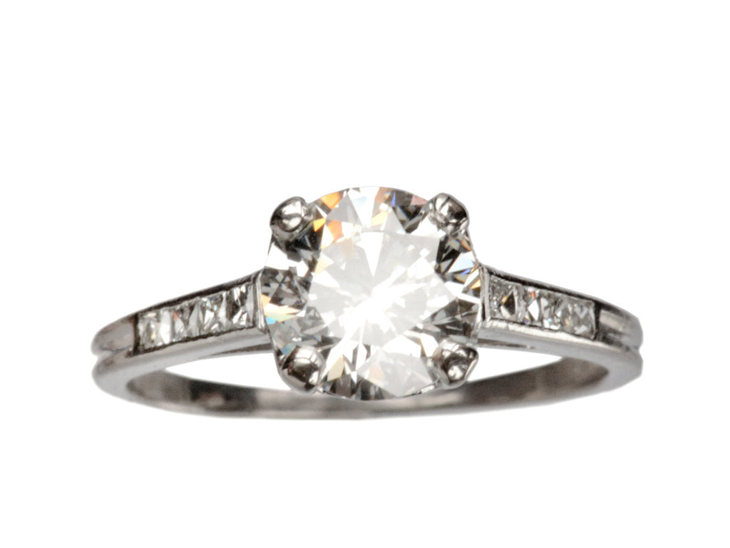 1930s Tiffany & Co. 1.31ct Ring (on white background)