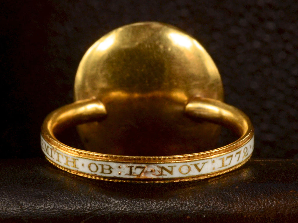 1772 Georgian Mourning Ring (backside)