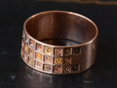 thumbnail of 1880s Checkered Gold Band (detail)