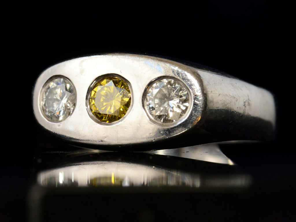 c1960 Men's Diamond Signet (side view)