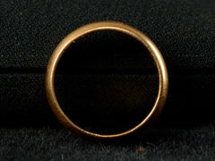 thumbnail of 1917 6.7mm 22K Gold Band (profile view)