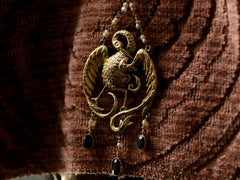 thumbnail of c1900 Austro-Hungarian Bird Pendant (detail view)