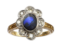 1910s Black Opal Ring