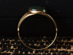 thumbnail of c1900 Bloodstone Signet Ring (profile view)