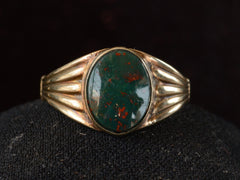 thumbnail of c1900 Bloodstone Signet Ring (detail)