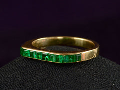 thumbnail of 1980s Boucheron Emerald Band (side view)