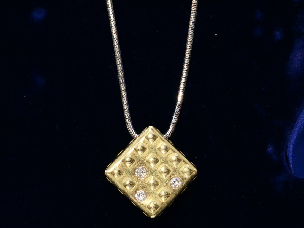 c1990 Diamond Necklace (on black background)