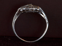 thumbnail of 1920s Deco Cocktail Ring (profile view)