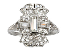 1920s Deco Cocktail Ring