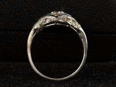 c1920 Art Deco 0.45ct Ring (profile view)