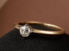 EB 0.38ct Old European Cut Diamond Engagement Ring