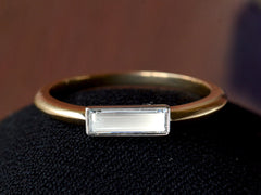 EB 0.38ct Rectangular Diamond Ring