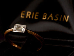 EB 0.41ct Rectangular Diamond Ring