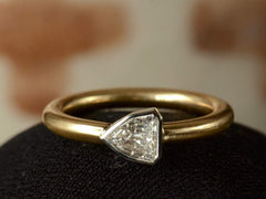 EB 0.46ct Beehive Diamond Ring