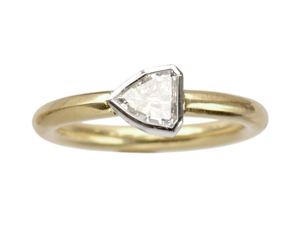 EB 0.46ct Beehive Diamond Ring