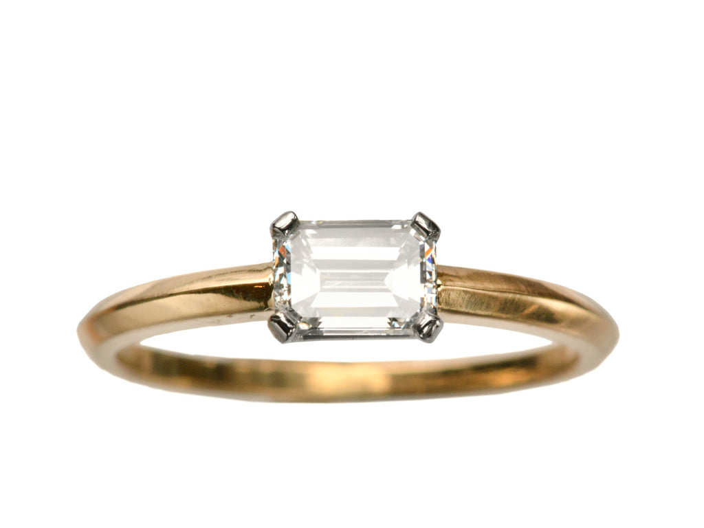 EB 0.58ct Emerald Cut Diamond (on white background)