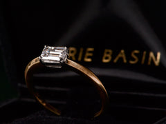 thumbnail of EB 0.58ct Emerald Cut Diamond (profile side)