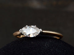 thumbnail of EB 0.60ct Marquise Ring (side view)
