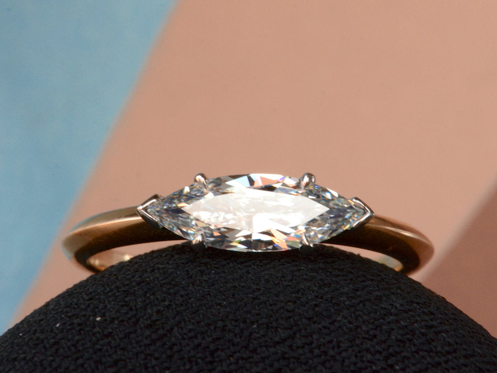 EB Diamond Marquise Ring (detail)