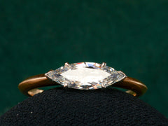 thumbnail of EB Diamond Marquise Ring (on black background)