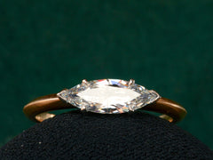 EB 0.68ct East West Diamond Marquise Engagement Ring