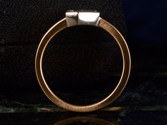 EB Asymmetrical 0.70ct Shield Ring