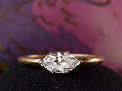 thumbnail of EB 0.71ct Marquise Ring (front view)