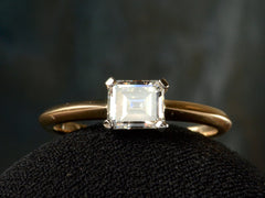 EB 0.82ct East-West Emerald Cut Diamond Ring