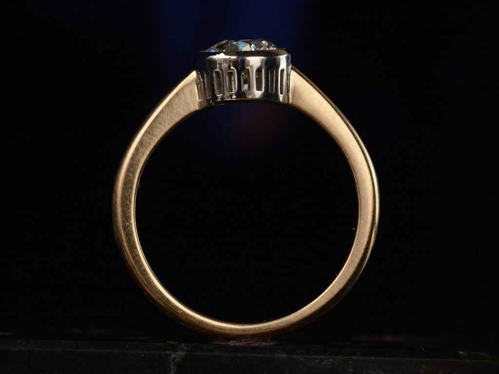 EB 0.84ct Old Euro Ring (profile view)