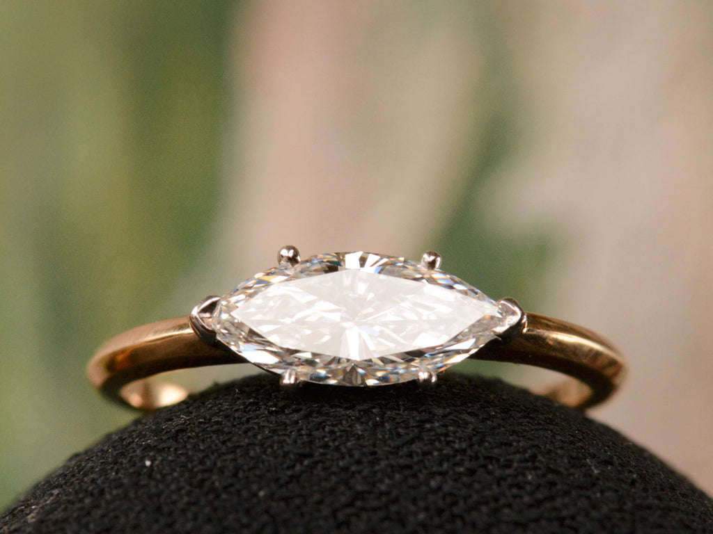 EB 0.96ct Marquise Ring (front view)