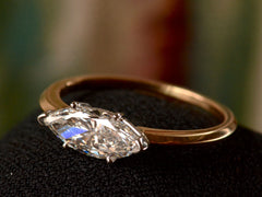 thumbnail of EB 0.96ct Marquise Ring (side view)