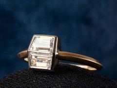 EB 0.96ctw Twin Diamond Ring