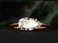 EB 1.47ct Pear Diamond Engagement Ring