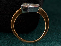 EB 1.50ct Shield Ring