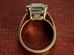 thumbnail of EB Modern Aquamarine Ring (profile view)
