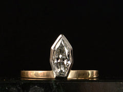EB Diamond Rowboat Ring (diamond detail view)