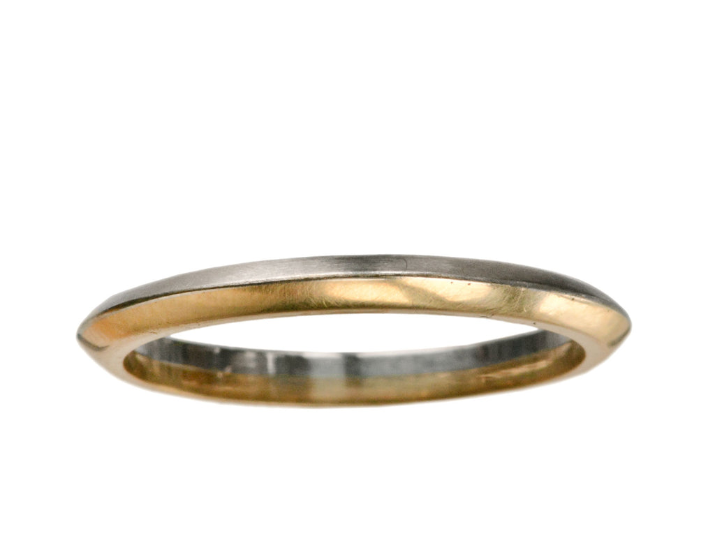 EB 2.2mm Platinum & 18K Knife Band (on white background)