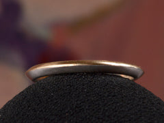 thumbnail of EB 2.2mm Platinum & 18K Knife Band (shown on black pillow)