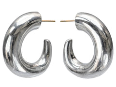 thumbnail of EB Horn Hoop Earrings (on white background)