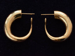 thumbnail of EB Marine Hoop Earrings (side view)