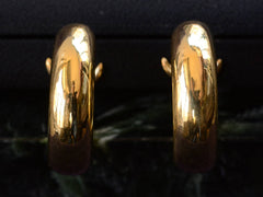 EB Marine Hoop Earrings (front view)