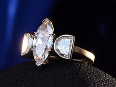 thumbnail of EB Marquise Moon Ring (side view)