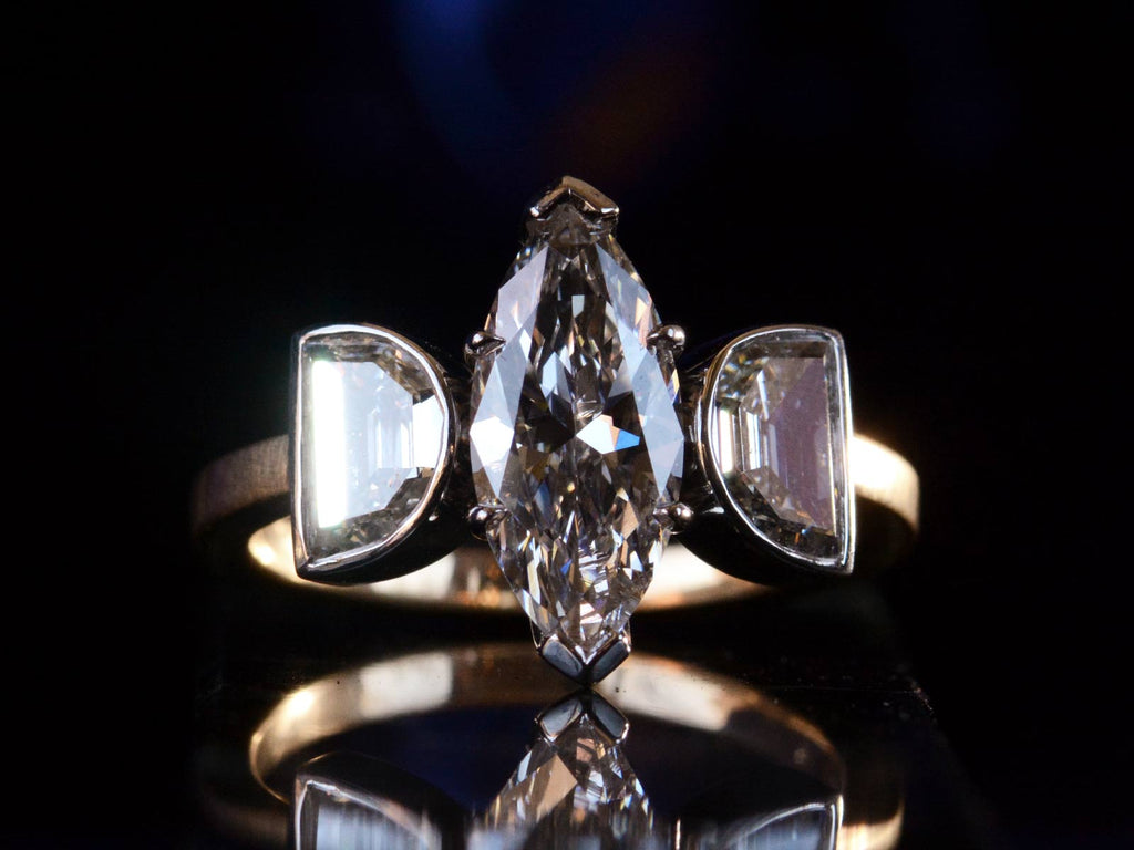 EB Marquise Moon Ring (detail view)