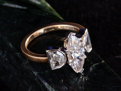 thumbnail of EB Marquise Moon Ring (top view)