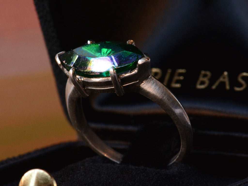 EB Peacock Marquise Ring