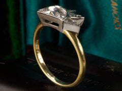 thumbnail of EB Diamond Sunrise Ring (profile side)