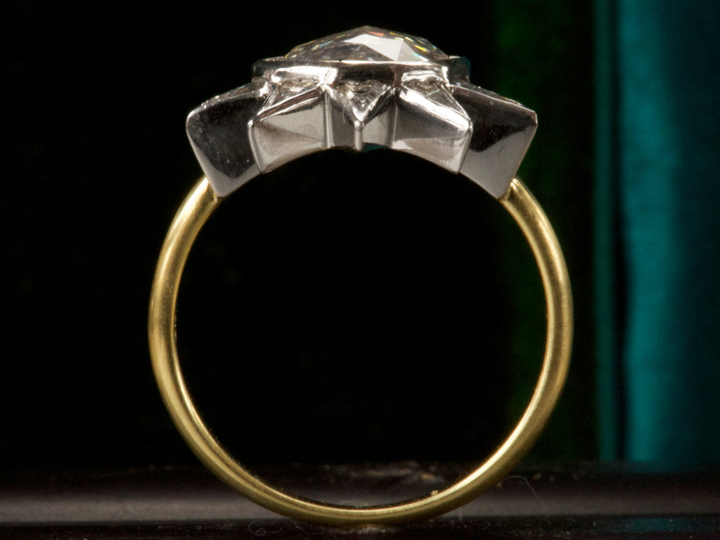 EB Diamond Sunrise Ring (profile view)