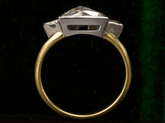 thumbnail of EB Diamond Sunrise Ring (profile backside)