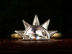 EB Diamond Sunrise Ring (on black background)